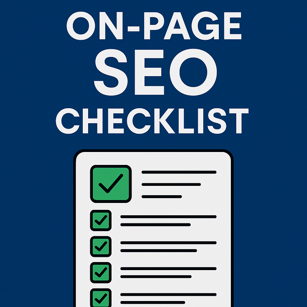 On-page SEO checklist